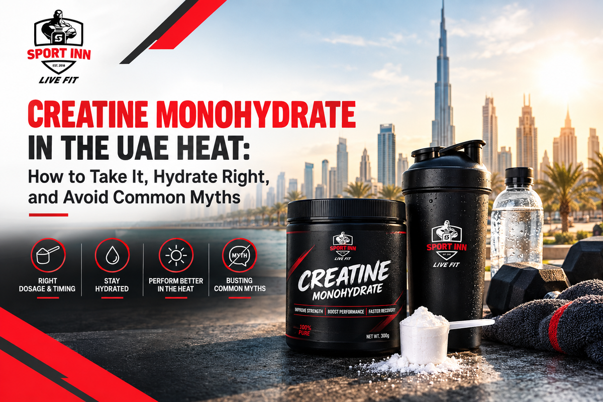 Creatine Monohydrate in the UAE Heat: How to Take It, Hydrate Right, and Avoid Common Myths