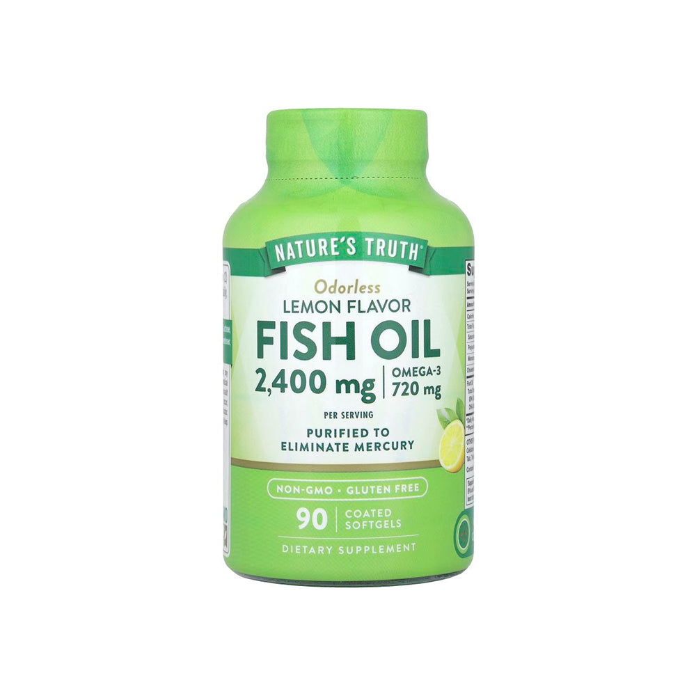 NATURES TRUTH FISH OIL 2400MG 90 SOFTGELS